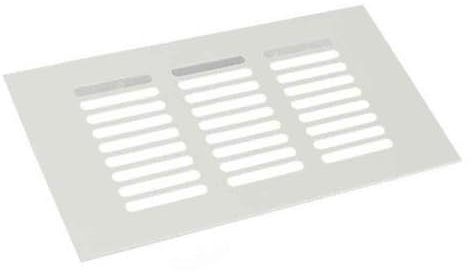 Grille Air Vent Cover,wall vent cover,Width 100mm/3.93in Aluminum Alloy Breathable Mesh Rectangular Wardrobe Ventilation Grills Shoe Cabinet Cupboard Cooling Vents 1pc(Size:100x350mm) (Size : 100x225