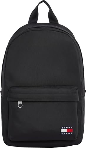 Tommy Jeans Herren Rucksack Daily Dome Verstellbare Träger, Schwarz (Black), Einheitsgröße