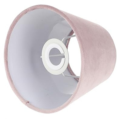 Hemobllo Kleiner Lampenschirm Stoff mit Fassung Vintage Drum Lampenschirm für Tischlampen und Stehlampen Elegantes Design für Wohnzimmer und Hotel