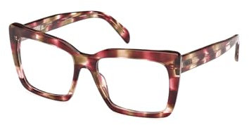 PUCCI Unisex EP5261 Lunettes de Soleil, Coloured Havana, 54