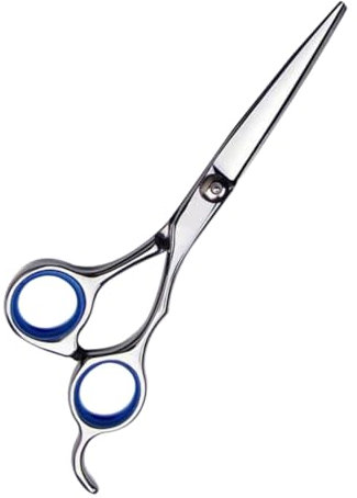 Ipetboom Haarschere hair scissors hairdresser scissors Haarschneidegeräte haarschneidehilfe haarschneide maschiene Edelstahlschere gerade Schere Friseurschere Haarschnitt-Tool Silver