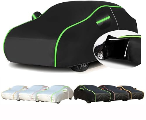 Bâche Voiture pour Renault Megane 3 Phase 3 Coupe 2008-2016 (431.2 x 180.4 x 142.3cm),Housse de Protection Quatre Saisons Contre la Pluie et la Neige, Protection UV, Anti-poussière, Respirante