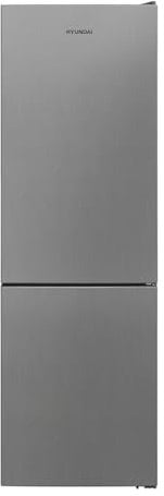 Hyundai Frigorífico Combi Inox, 2 Puertas. HC185600ENFX, Capacidad 295 Litros, No Frost, Multi Air Flow, Bajo Nivel Sonoro, Puerta Reversible, Clasificación Energética E