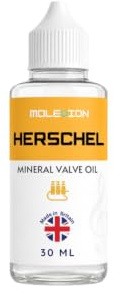 Herschel Traditional Valve Oil 30 ml | Mineral, Traditional Brass Instrument Lubricant, For Trumpet, Cornet, Euphonium & Baritone Valves