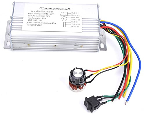 PWM Motor Speed ​​Controller reversibler Drehgeschwindigkeitsregler 12V-60 V 70-A-Motoreile
