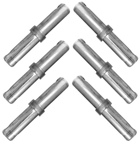 Homoyoyo 6pcs Scaffolding Pins Parts Scaffold Pole Connectors Pins for Scaffolding Scaffold Joiners Silver