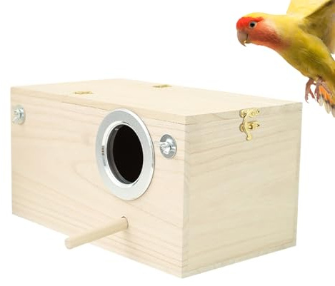 -Nistkasten | Vogelnisthaus – Holzhaus für den Innen- undAußenbereich für, Turteltauben undkleine Vögel mit Lebensräumen für die Nutzung im Garten undzum Schutz von Vögeln