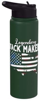 US Flag Tack Maker Stainless Steel Insulated Water Bottle