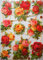 Glanzbilder Blume Rose EF 7393 Oblate Posiebilder Scrapbook Deko GWI 527