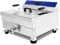 VERTES Friteuse Electrique Professionnelle 28L, 4500W, 230V, Principe de la Zone Froide, Température 50-200°C, Panier à Friture, Fonction Reset, Acier Inoxydable, Fonctionnement à l'Huile