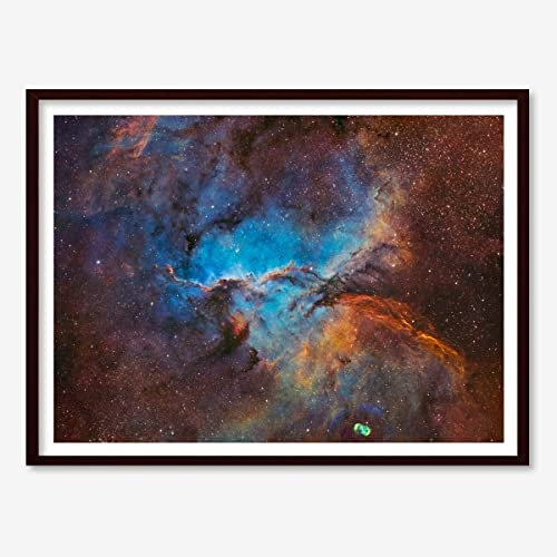 Astrography Poster gedruckt The Creation of Cosmos - Wandkunst Weltraum Deko für Büro, Wohnzimmer, Schlafzimmer - Perfekt NASA und Astronomie thematische Geschenke (classic, 70 x 50 cm)
