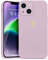 Wirvyuer Kompatibel mit iPhone 14 Handyhülle Mädchen Hülle Gold Liebesherz Weich Silikon Case Süßes Gold Love Slim Stoßfest Schutzhülle für iPhone 14 Lila