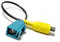 Baceyong Auto-Rückfahrkamera Cinch-Videoadapter auf Fakra-Kabel Kompatibel mit Mercedes Benz Kompatibel mit FORD, universeller AV-IN-Rückfahrkamera-Videoanschluss RCA-Kabel-Parkadapter