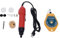 Boucheuse électrique à main pour bouteilles, Boucheuse à vis pour bouteilles, Boucheuse à vis électrique 30mm (Noire+rouge, 9.25 * 1.65inch)