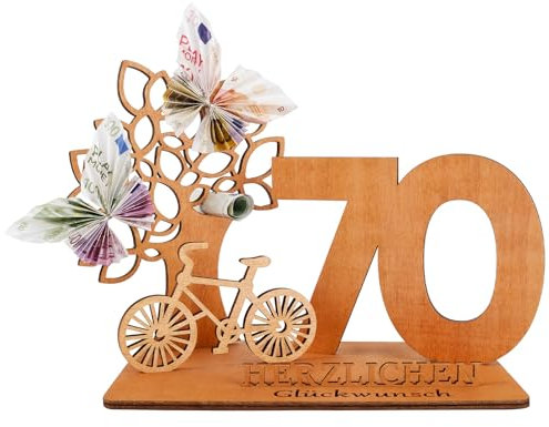 EUES Gästebuch Geburtstag Holzschild, Holz-Schild Fahrrad Baum des Lebens Gästebuch, Geburtstag Mann&frau, Geburtstag Jubiläum, Deko Zahlen 70 Jahre, Für Geburtstagsdeko, Gästebuch Hochzeit (70)