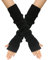 HANXIULIN Lange Armstulpen für Damen Fingerlose Handschuhe Fingerlose Armstulpen Fäustlinge Weiche Dehnbare Unisex Warm Weiche Warme Häkel Armstulpen