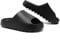 Uonesone Ciabatte donna uomo estive da Spiaggia Pantofole, Ultra Morbido Doccia Bagno Antiscivolo Asciugatura Rapida Punta Aperta Super Morbida Comoda Suola Spessa Sandali Scarpe(Nero,42/43 EU)