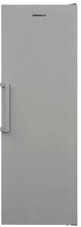 HEINNER HFF‑V280NFSE++ – Großer No‑Frost Gefrierschrank mit 279 L Nutzvolumen, Energieeffizienzklasse E, Elektronische Steuerung, 7 Gefrierfächer, LED‑Display, Silber, inklusive 5‑Jahres‑Garantie
