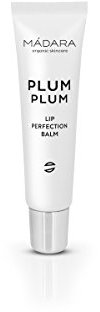 MÁDARA PLUM PLUM Lip Perfection Balm – 15ml Natural Moisturizing Lip Balm with Shea Butter, Jojoba & Plum Oil – Lip Balm for Dry, Chapped Lips – Hydrating & Nourishing