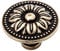 Mgoodoo Vintage Knäufe für Türen von Möbelstücken, antikbronze, für Küchenschränke, Schränke, Kommoden Durchmesser 36mm 5 Stück