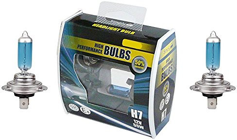 UKB4C 2x H7 Car Headlamp Dipped Beam Bulb 50% Brighter fits DACIA DUSTER 2010 >