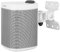 Allcam WSP1W Compatible Sonos Play 1 & 3 wall mount bracket for Sonos Play One/Three speaker w/tilt and swivel in White