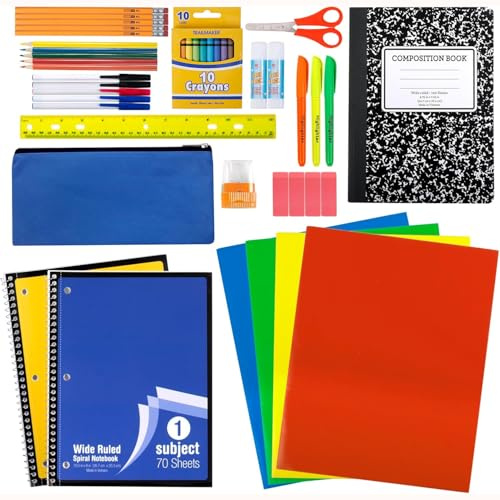 Trail maker School Supplies Kit 45 Piece Grades K-12