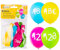 Heku 779-61 - Luftballons Schulanfang, 5 Stück, Größe 25 cm, Dekoration, Schulstart, 1. Schultag