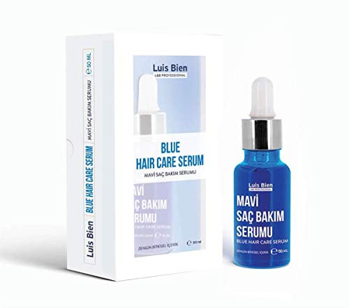 Luis Bien Haarwachstum Serum Blau - Anti-Haarausfall für Männer und Frauen - Mit Vitamin E Öl - 50 ML