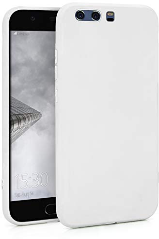 MyGadget Silikon Hülle für Huawei P10 - robuste Schutzhülle TPU Case Slim Silikonhülle Back Cover Ultra Kratzfest Handyhülle in Weiß