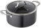 KUHN RIKON Easy Pro Olla con Tapa de Cristal, Aluminio, inducción, 3 litros/20 cm, 3 litros, Negro