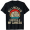 Photographers Coffee & Camera Funny Vintage Photography T-Shirt