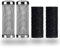 HONGECB Aquarium Filter Guard, Intake Strainer Filter, 2 Pcs Stainless Steel Aquarium Filter Guard 2 Pcs Intake Sponge Strainer, For Protecting Fish Shrimp Inhalation (16mm)