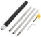 Dyna-Living Wood Lathe Tools Set Carbide Tipped Lathe Diamond Shape/Round/Square Carbide Insert Turning Tools Wood Turning Chisels with Handle for Hollower Detailer Rougher