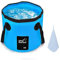 12L 20L Premium Folding Water Bucket, Outdoor Sports Lightweight Portable Collapsible Bucket for Camping Traveling Picnic Hiking Fishing Boating Gardening Car Washing (20L, Blue)