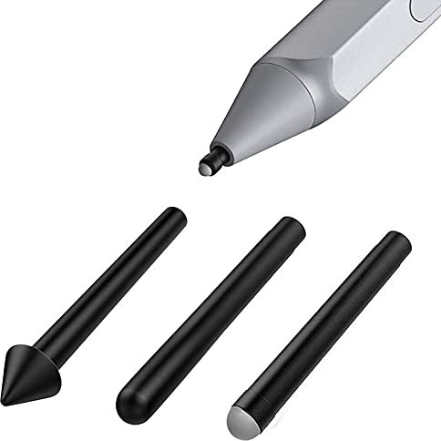 TiMOVO Compatible avec Surface Pen Pointe Stylet, (3 PCS, HB/2H/H Type) Mine Originale pour Stylet Surface Pen, Microsoft Surface Pro 2017 Pen (Modèle 1776) & Surface Pro 4 Pen - Noir
