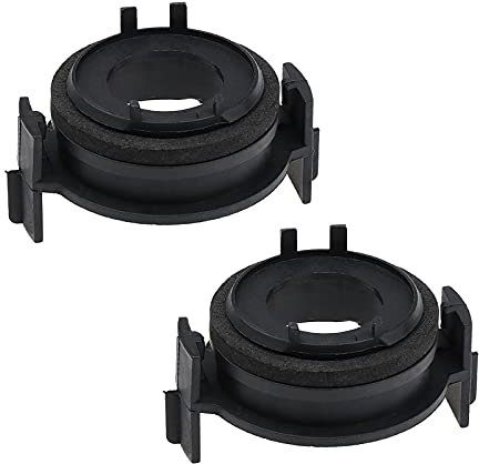eMagTech 2pcs LED H7 Retenue d'ampoule de Phare H7 Ampoules LED Douille Adaptateur Base Support Clips de Montage Compatible avec 3 Séries E46 1999-2006
