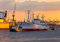 CALVENDO Poster 84,1 x 59,4 cm Querformat Cap San Diego bei der Einfahrt in den Hafen, Poster DIN A1 quer| Bilder, Kunstdruck, Wandbild, Wanddeko, Prints ohne Rahmen