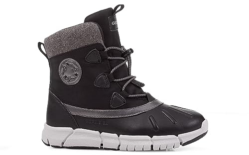 Geox Mädchen J Flexyper Girl B Ab Stiefeletten,Schwarz,size 28 EU / 10 UK CHILD