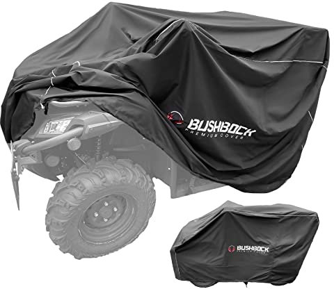 BUSHBOCK® Premium Quad Abdeckung mit TPU Beschichtung - ATV Schutzhülle - Ultra robust (Schwarz, XL)