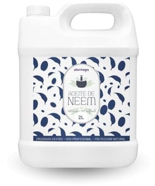 PLANTAWA Aceite de Neem 2 litros | Solución Multiusos | Fácil Aplicación y Máxima Eficacia | Uso en Interior y Exterior | Procedente del Árbol Azadirachta | Origen natural
