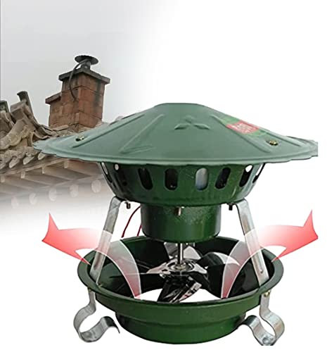 MJZYP Bombas Extractoras De Humo para Chimeneas, 80W Ventiladores Inductores De Techo, Extractor De Chimenea Bomba De Humo,Ventilador Tiro Inducido