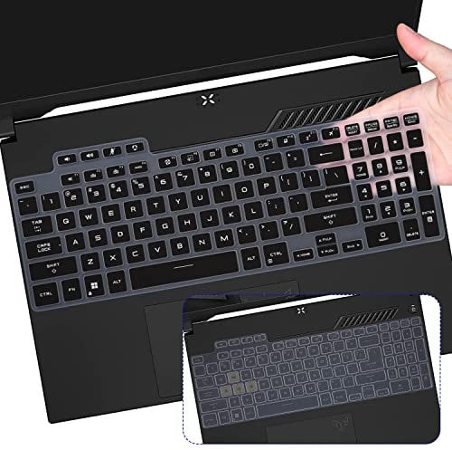 Asus TUF Tastaturabdeckung für 2024, 2023, 2022 Gaming F15, FX507, FX507VU, F17, FX707, F16, FX607JV, Dash 15, F15, FX517, A16, FA607PI FA617NS 40.6, 2 Stück cm, A15 FA507NU / A17 FA707RM Skin