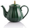 Sweejar Home Royal Teapot, Ceramic Tea Pot with Removable Stainless Steel Infuser, Blooming & Loose Leaf Teapot - (3-4cups) 800 ml (Jade)