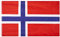 MUWO Flagge Nations Together 90 x 150 cm Nationalmanschaften, doppelseitige Gartenflagge, wetterfeste Fanflagge, Fußballflagge Polyester Länderfagge Deutschland mit Ösen (Norwegen)