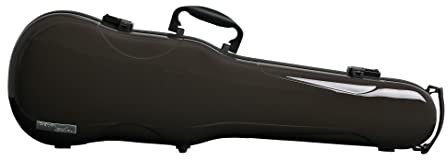 GEWA AIR 1.7 Form Shaped Violin Case brown high gloss, Made in Germany, with side handle