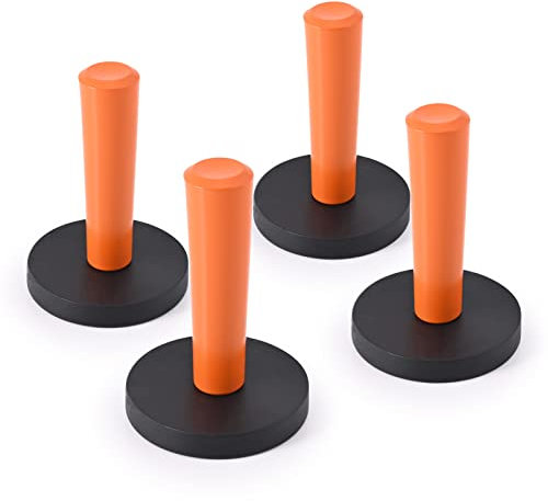 EHDIS 4 Stück Auto Montagemagnet Verpackungs Gripper Magnethalter, Folierungs Werkzeug für Car Wrapping, Auto Folierung, Orange