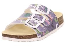 Superfit Fussbettpantoffel Pantoffeln, Lila/Mehrfarbig 8510, 28 EU Weit