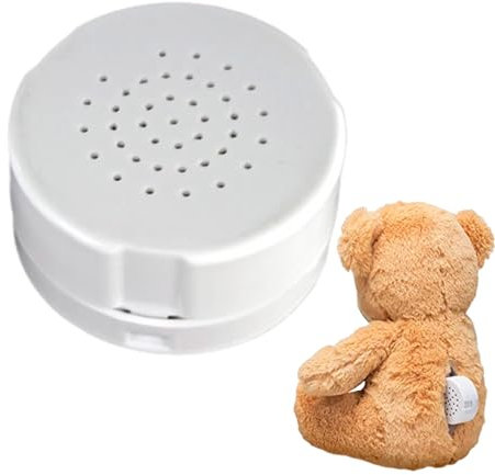 boiler Registratore vocale di Animali di Peluche - Cassa Sonora con Pulsanti registrabili per Regali Fai-da-Te - Dispositivo di Registrazione Audio di Dimensioni ridotte per Cuscini, Animali