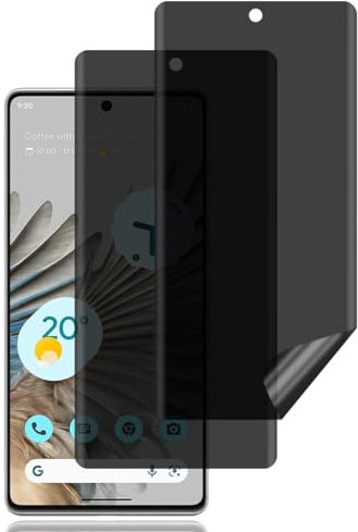 BCHKLAI Sichtschutz Schutzfolie für Google Pixel 7 Pro [2 Stück], Privacy Schutzfolie, Sichtschutzfolie, Kratzfest, Blasenfrei, Anti-Fingerprint, Anti-Spy TPU Displayschutzfoli für Google Pixel 7 Pro
